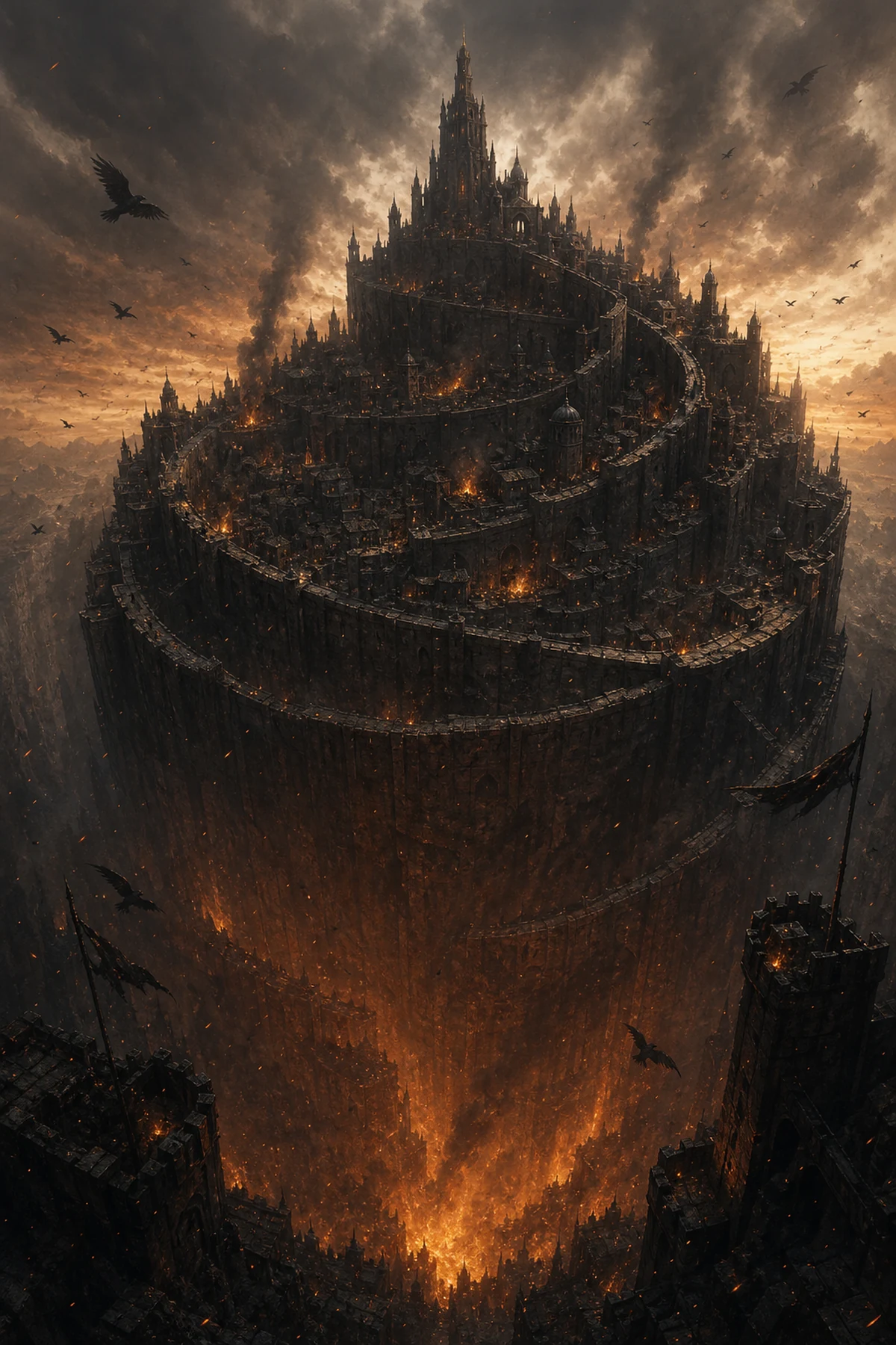 Couverture de Grièvefosse, roman de dark fantasy de Denis Moulin