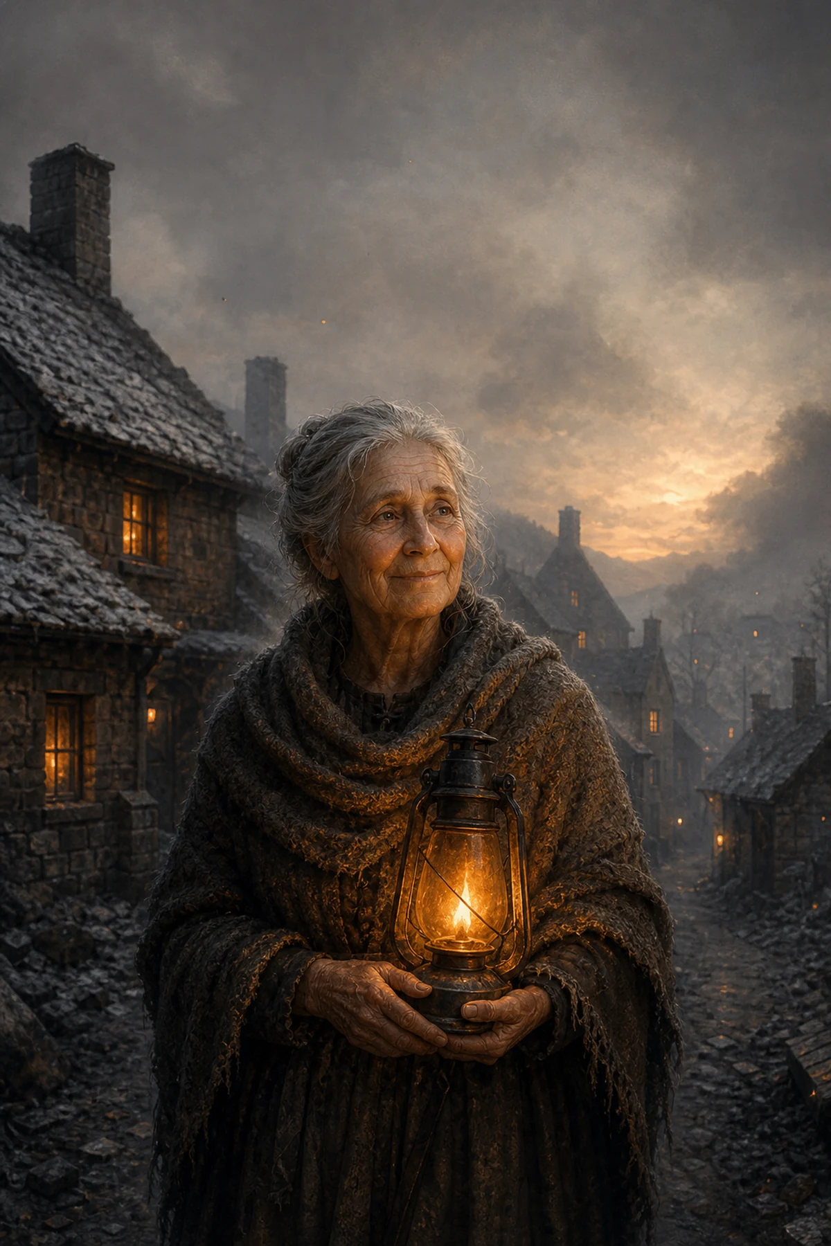 Couverture de La Lampe d'Ambre, roman de dark fantasy de Denis Moulin